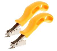 Angoily 2 Pièces Outil de Retrait Agrafes Extracteur Robuste pour Ameublement et Tapis Outil Pratique de Dépose Agrafes et