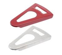 Angoily 2 pièces Ouvre-bouteille Multifonction Manuel Fer Peint et Acier Inoxydable Ouvre-bocal Ergonomique avec Dents Adapté Aux Mains Faibles Camping Cuisine et Maison