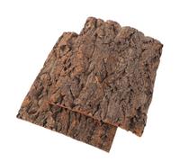 Angoily 2 Pièces Panneau Résistant aux Intempéries en Écorce Naturelle Arrière Support Optimisé pour Plantes pour Terrarium de Reptiles pour Lézards et Tortues Paysages de Patio