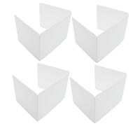 Angoily 2 Pièces Pare-éternuements pour comptoir Bureau étudiant diviseurs Planche Classe Séparateur de Table barrière Anti-éternuement dossiers de confidentialité Accessoire Plastique