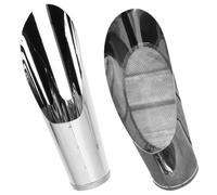 Angoily 2 Pièces Pelle Tamiseuse Acier Inoxydable pour Jardinage Outil Creuser Terre Multifonction Pelle et Tamis Ergonomiques pour Transplantation et Semis Extérieur