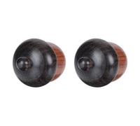 Angoily 2 Pièces Pendentif en Bois Pomme de Pin, Accessoire Chic | Forme Unique et Délicate, Couleur Café, Ouvre et Ferme, pour Ranger de Petits Objets, Diffuseur