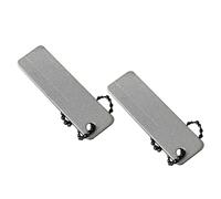 Angoily 2 pièces Pierre à Aiguiser Diamant Ultra-dure pour Crochet Outils de Petite Mini Aiguisoir Portable pour Extérieur Ongles Facile à Transporter sur Porte-clés