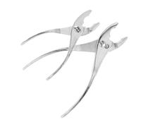 Angoily 2 Pièces Pince à Glissière Multi-usage Mors Dentelés Réglables Pince Serrée Tuyaux pour Serrage Desserrage Boulons et Écrous Confortable et Précise