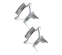 Angoily 2 pièces Pinces à Poterie Acier Inoxydable pour Glaçure Précise Ergonomiques et Faciles à Nettoyer Outils de Trempage et Modelage pour Argile