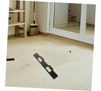 Angoily 2 Pièces Plaque de Renfort pour Porte Robuste Plaque de Verrouillage à Double Trou Améliore la Sécurité Stabilité Du Pêne Facile à Installer