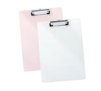 Angoily 2 pièces Porte-bloc Plastique Lot de Planchette à Pince Portable et Solide pour Documents et Écriture Couleurs Aléatoires Étudiants et Bureau Couleur Aléatoire Couleur Aléatoire