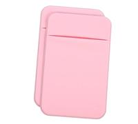 Angoily 2 Pièces Porte-Cartes Téléphone Adhésif Élastique en Tissu Extensible Pochette Autocollante pour Cartes Identité Et Crédit Support Pratique Et Résistant pour Smartphone Couleur