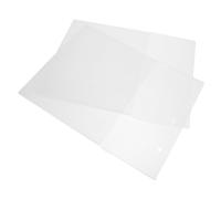 Angoily 2 Pièces porte-documents mural transparent organisateur de fichiers muraux suspendus rangement du mur mince porte-courrier mural organisation murale du bureau pp