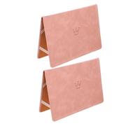 Angoily 2 pièces Protège Certificat de Naissance Cuir Synthétique Pochette Pliante Transparente et Légère Organisateur pour Documents Importants Protection Sécurisée et Portable