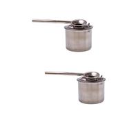 Angoily 2 Pièces Pulvérisateur de Peinture Acier Inoxydable pour Outils de Poterie Atomiseur Pratique pour Émaux et Peinture DIY