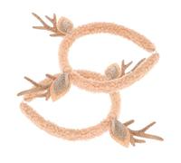 Angoily 2 Pièces Serre-tête De Noël De Renne Bandeaux De Noël Pour Femmes Accessoires De Cheveux Coiffe De Renne Décorations De Bandeau Pour Fêtes