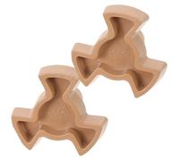 Angoily 2 pièces Support de Plateau Tournant pour Four Micro-ondes Coupleur de Plateau Plastique Résistant de Remplacement