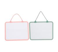 Angoily 2 Pièces Tableau Double Face Effaçable à Sec Petit Format avec Corde Amovible pour Bureau et École Ardoise Blanche Portable pour et Dessin pour Étudiants et Travail Créatif