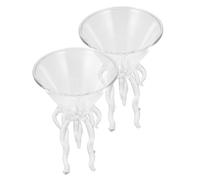 Angoily 2 Pièces tasse de méduses grands verres à vin de bar un verre décor vintage grand verre à cocktail tasse d'eau boissons Mixeur tasse de pudding décorer outil