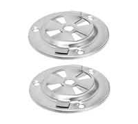 Angoily 2 Pièces Ventilation Acier Inoxydable pour Four de Dissipation de Chaleur Accessoire Pratique et Durable Diamètre