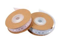 Angoily 2 rouleaux Ruban Dentelle Polyester sans Élasticité pour Couture et Décoration DIY Vêtements Accessoires Mariage Ceinture Bracelets Ornements Textiles