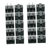 Angoily 20 pièces Adaptateur Prise et Femelle avec Connecteur Intermédiaire pour Installation Rapide et Simplification Du Câblage pour Projets et Décorations Festives