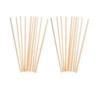 Angoily 20 Pièces Baguettes Bois Triangulaires Équilatérales pour Moulures Fenêtres Baguettes Brutes DIY pour Décorations Cadres et Modélisme