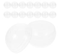 Angoily 20 Pièces Boules Transparentes 7Cm Capsules Rondes Remplissables Pour Machines À Griffes Stockage De Jouets Boîtes Cadeaux Et Décoration Fête