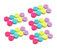 Angoily 20 Pièces Conteneur de Lentille Portable en Plastique Double Étui à Vis Simple pour Activité Extérieure et Rangement Paquet