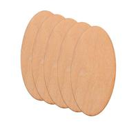 Angoily 20 pièces Formes Ovales pour Bricolage Décoratif Surface Lisse Naturel pour Peinture et Projets Créatifs DIY