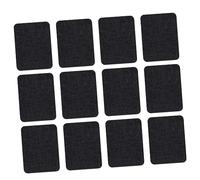 Angoily 20 Pièces Patches Thermocollants Noir Denim pour Réparation et Décoration de Vêtements pour Jeans Sacs Artisanat Long Rectangle
