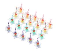 Angoily 20 Pièces pendentifs pour colliers petites breloques de bouteille charmes de flacon mignon - Pendentif bouteille résine - Collier pendentif Charmes de fabrication Charmes de bijoux