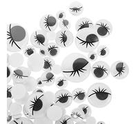 Angoily 200 pièces Autocollants Yeux Autocollants Adhésifs Animaux pour Bricolage DIY Yeux Mobiles pour Artisanales et Décorations de Fête