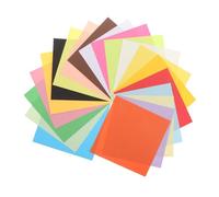 Angoily 200 Pièces Papier Origami Carré Double Face Couleurs Papier pour Débutants Artisanat Diy Décorations et Projets Créatifs