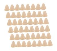 Angoily 200 Pièces Perles Naturel à Grand Trou Perles Espaceuses Inachevées Forme de Cône pour DIY Bijoux Macramé Guirlandes et Projets Décoratifs Rustiques
