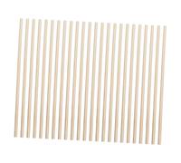 Angoily 200 pièces Tiges Rondes Bois Naturel Brutes pour Bricolage Garçon Fille Matériaux DIY Polyvalents pour Décoration Fête et Projets Créatifs