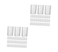 Angoily 2000pièces Manchons De Support Pour Étagère Transparent Capuchons De Remplacement Pour Boulons De Meuble Fiable Pour Cabinets Et Rangement