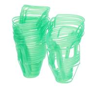 Angoily 20pcs Filet Suspendu pour Bouteille de Perfusion en Plastique Vert, Couverture Anti-gouttes, Léger, Facile à Surveiller le Débit, Protection des Bouteilles de Perfusion pour Soins