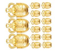 Angoily 20pièces Charms Scarabée Métal Vintage Pour Bijoux Diy Accessoires Créatifs Pour Collier Et Porte-clés Breloques Égyptiennes Anciennes or