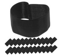 Angoily 25 Pièces Brassard de Deuil Noir Élastique pour Funérailles Bande Commémorative Résistante Respect et Souvenir pour Cérémonie Mortuaire