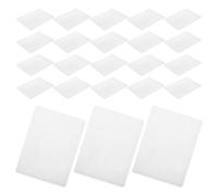 Angoily 25 Pièces Porte-cartes PVC Transparent Étui Protecteur pour Carte Identité Badge Professionnel Portable pour Bureau École et Expositions