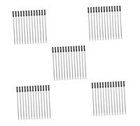 Angoily 250 Pièces recharge pour stylo à bille Reachats de stylo recharges bille croix d'encre pour à de pour bureau Noir