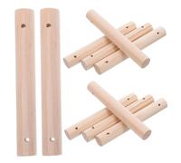 Angoily 26 Pièces De Matières Premières pour Bâtons De Cage À Oiseaux Tiges De Remplacement pour Échelle De Corde Bâtons D'Artisanat Brindilles Tiges D'Échelle De Corde pour