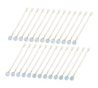 Angoily 26pièces Breloques Lettres Pour Bracelets Chaîne De Poignée De Tasse Eau Pendentif Chaîne Breloque Lettre Fantaisie Décoration De Gobelet à Suspendue