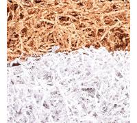 Angoily 2paquets Remplissage Papier Déchiqueté Crinkle Cut Couleurs Mélangées pour Boîtes Cadeaux Protection et Décoration Réutilisable pour Panier Vide à Garnir