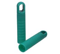 Angoily 2pcs Support pour Tube de Manche de Balai et Manchon de Poignée de Manche à Balai en Plastique Vert Trou Suspendre Ergonomique pour Vadrouille Bureau