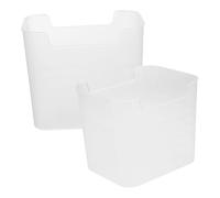 Angoily 2pièces Boîtes de Rangement Verrouillables pour Réfrigérateur Bacs à Légumes Hermétiques Contenants de Conservation pour Fruits et Légumes Organisateurs de Frigo Transparents