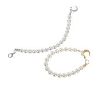 Angoily 2pièces Breloques Forme De Lettre Avec Chaîne Pour Poignée De Tasse Eau Pendentif Décoratif Pour Gobelet Breloque Pour Sac à Dos