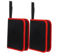 Angoily 2pièces De Rangement pour Embouts De Visseuse Organisateur De Bits Oxford Pochette Zippée Pratique pour Outils pour Stockage Sécurisé des Accessoires De Bricolage