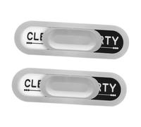 Angoily 2pièces Magnet Dishwasher Clean Dirty Sign Indicator Double-sided Kitchen Accessory for Easy Reading and Organization