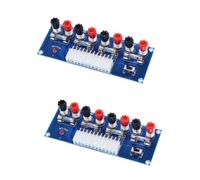 Angoily 2pièces Module De Sortie Alimentation ATX Broches Pc Alimentation Compacte avec Fuse Et Plusieurs Tensions Adapté Aux Systèmes De Bureau
