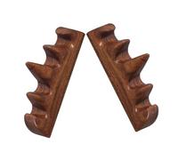Angoily 2Pièces Porte-pinceaux Forme de Montagne Organisateur de Pinceaux pour Bureau Salle et Salle de Support de Pinceaux de Naturel