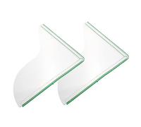 Angoily 2pièces Protection Anti-éclaboussures pour Douche Pare-éclaboussures pour Coins De Douche Barrière Eau Salle De Bain