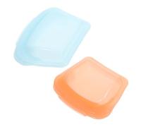 Angoily 2pièces Sachets à Pilules Silicone Transparents et Réutilisables Lot pour Ranger Médicaments Compact et Pratique pour Voyages et Quotidien
